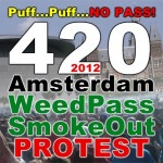 420 - 2012 Amsterdam WeedPass SmokeOut Protest
